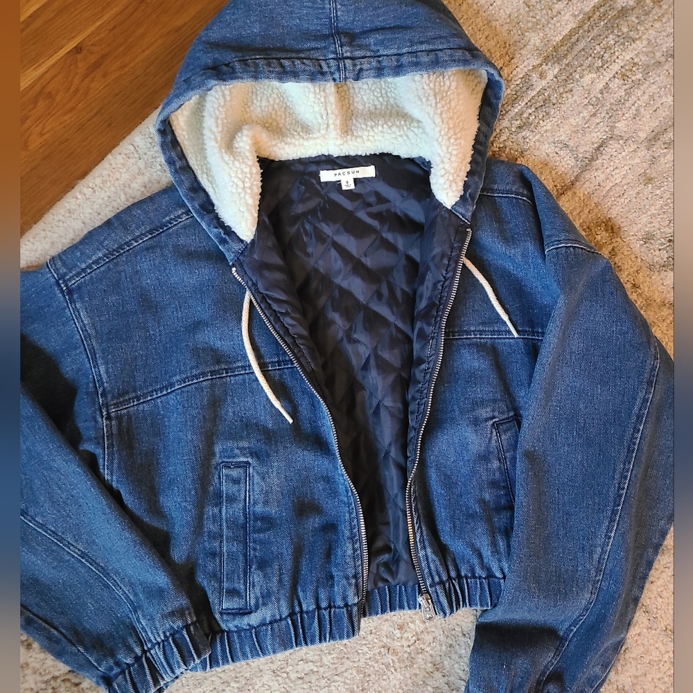 Pacsun Jean and Sherpa Jacket